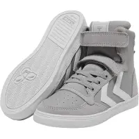 Hummel Slimmer Stadil Leather High Jr - Grey - 34