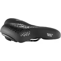 Selle Royal Muotoiltu muistipatja sivutuella - Freeway Fit Vapaa-aika - musta