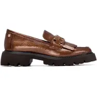 Carmela for woman. 16269802-TAUPE Leather Shoes 162698 brown (36), 1 to 3 cm, None, Casual, Classic, Patent leather