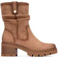Refresh for woman. 17302102-BEIGE Ankle boots 173021 brown (37), 3 to 5 cm, Zip, Casual