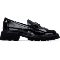 Carmela for woman. 16269801-NEGRO Moccasins 162698 black (40), 1 to 3 cm, None, Casual, Patent Leather
