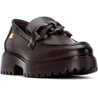 Xti for woman. 14449102-MARRON Moccasins 144491 brown (40), 3 to 5 cm, None, Casual, Classic
