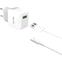 Carpoint TRAVEL CHARGER TURBO+TYPE-C CABLE (TCUSBTYPEC)