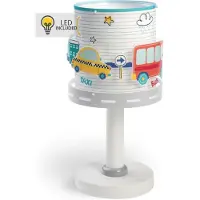 DALBER Pöytävalaisin Baby Travel, Valkoinen/opaali, Lastenhuone, Synteettinen materiaali