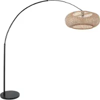 Steinhauer Kaari lattiavalaisin Sparkled Light, Musta, Olohuone/ruokailutila, Metalli, Skandinaavinen