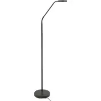 Highlight Led lattiavalaisin Round Move, himmennettävä, Musta, Olohuone/ruokailutila, Metalli, Moderni, lattiavalaisin