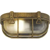 Searchlight Ulkoseinävalaisin Porto, himmennettävä, Messinki/kulta, Alumiini, Merihenkinen tyyli