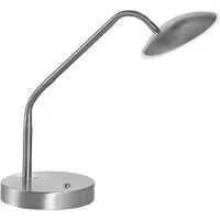 FISCHER&HONSEL GMBH Pöytävalaisin Tallri, himmennettävä, Alumiini/harmaa/sinkki, Olohuone/ruokailutila, Metalli, Moderni