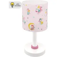 DALBER Pöytävalaisin Fairy Dreams, Lila/vaaleanpunainen, Lastenhuone, Synteettinen materiaali