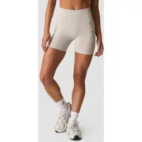 ICANIWILL Define Seamless V-shape Midi Shorts W Light Dusty Beige