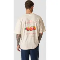 ICANIWILL Everyday Oversized Cotton T-shirt Print Cream White