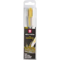 Sakura Gelly Roll Metallic Shiny 3-setti geelikynä