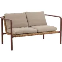 Brafab Motty 2-paikkainen sohva Zin Red / Teddy Beige