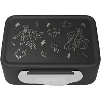 Ergobag Lunchbox Superhero - Black - 1 L