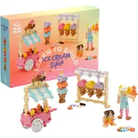 Plus plus Learn To Build Ice Cream Shop - Pink - ONE SIZE