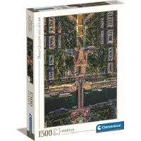 Clementoni Puzzle Vol au-dessus de Paris , 1500