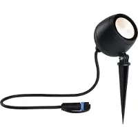 Paulmann Plug & Shine LED-valonheitin Kikolo, 3000 K, 20°, alumiini himmennettävä, Musta, Synteettinen materiaali