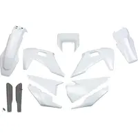 Ufo Husqvarna Te/fe 2020-2023 With Headlight Hukit623f-999w Fork Protectors &amp; Muovisarja