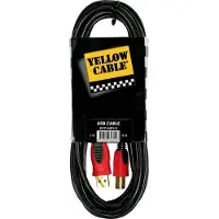 Yellow cable N01-5 - USB a/b -kaapeli 5m.