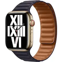 Apple Watch 41mm Ink Leather Link - Large