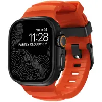 Nomad Rocky Point Band - 45mm | Magma| Black Hardware LTD EDI