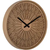 Karlsson seinäkello Girasol mocha brown KA6092BR