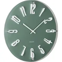 Karlsson seinäkello Esencia Elevated jungle green KA6090GR