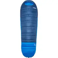 Rab Ascent -6C/20F Tempest Blue/Maya Blue Long - Left Zip