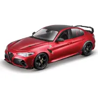 Bburago Alfa Romeo Giulia GTAM metalli punainen 1:18