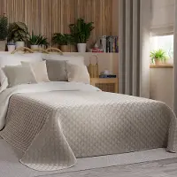 Hobby Hall Koristeviltti , Markizeta, 170x210 cm, harmaa si beige