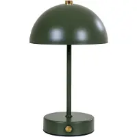 Ebuy24 Pöytävalaisin - Holt LED - Vihreä/Messinki