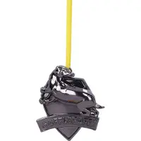 Nemesis Now Hufflepuff Crest (Silver) Hanging Ornament 6cm