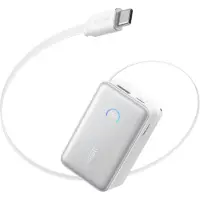 Anker A1638, 10000 mAh, 45 W, Valkoinen (A1638H21)