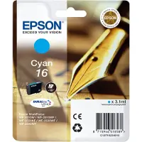 Epson 16-mustekasetti, 3.1 ml, syaani