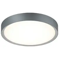 TRIO Clarimo H2O LED kattovalaisin IP44 3000K 18W 33cm harmaa