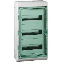Schneider ELECTRIC KAEDRA MODUULIKOTELO POLYSTYREENI, IP65, 12 MODUULIA/RIVI, 3 RIVIÄ, N JA PE (13435)