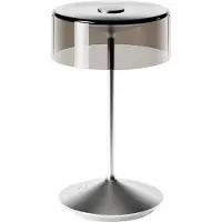 Sigor akkukäyttöinen lasivalaisin Numotion 265 mm hopea 2.2W FlexMood 2200K/2700K IP54 171lm Ra85 himmeä