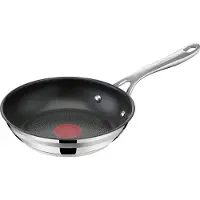 Tefal Jamie Oliver E31002, Monikäyttöinen paistinpannu, Ruostumaton teräs, Ruostumaton teräs, Titaani, Ruostumaton teräs, Lasi