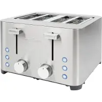 ProfiCook PC-TA 1252 Leivänpaahdin, 4 viipaletta, ruostumaton teräs