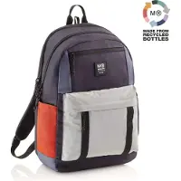 Miquelrius Rucksack Triple Amsterdam Recy 28l 3 Faechern blau (A193337)