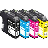 KMP – B62VX, Musta, Syaani, Magenta, Keltainen, 11,8 ml, 5,9 ml, 4 kpl, 550 sivua, Monipakkaus (1529,4005)