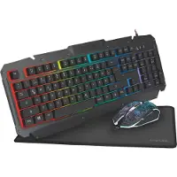 Logilink Näppäimistö ja hiiri - - ID0185 - 800-2400 DPI - RGB-LED-taustavalo - USB