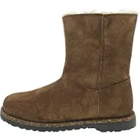 Birkenstock Uppsala Zip Shearling Leve Dark Tea - Brown - 41