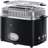 Russell Hobbs Retro -leivänpaahdin, 2 viipaleita, Musta