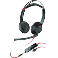 Poly Blackwire 5220 Kuulokkeet Langallinen Pääpanta Toimisto/puhelukeskus USB Type-C Musta (207586-201)