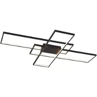 LINDBY Led Tetson , himmennettävä, Musta, Olohuone/ruokailutila, Metalli, Moderni