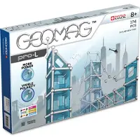 Geomag Magneettisetti - Pro-L Skyline Uusi - 174 Osaa - - OneSize - Magneettiset lelut