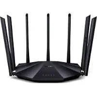 Tenda AC23, Wi-Fi 5 (802.11ac), Kaksitaajuus (2,4 GHz/5 GHz), Ethernet LAN, Musta, Pöytäreititin