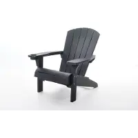 Keter 247060 Alpine Adirondack-puutarhatuoli, grafiitinharmaa