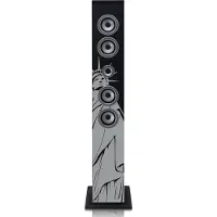 Lenco Speakertower Bluetooth, PLL FM-radio, USB- ja SD-soitin